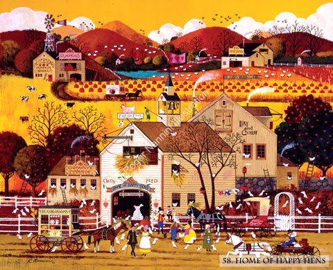 58. HOME OF HAPPY HENS